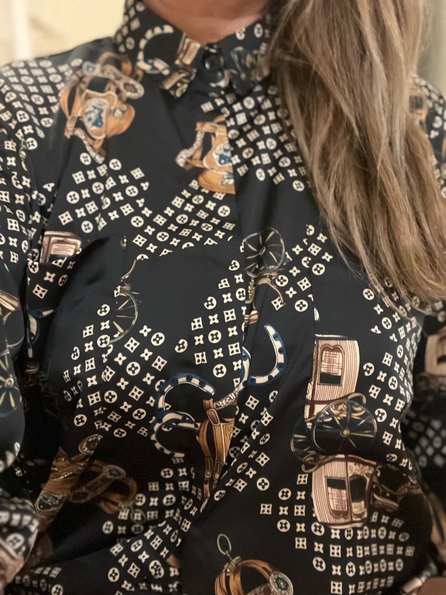 Emma printed shirt and short