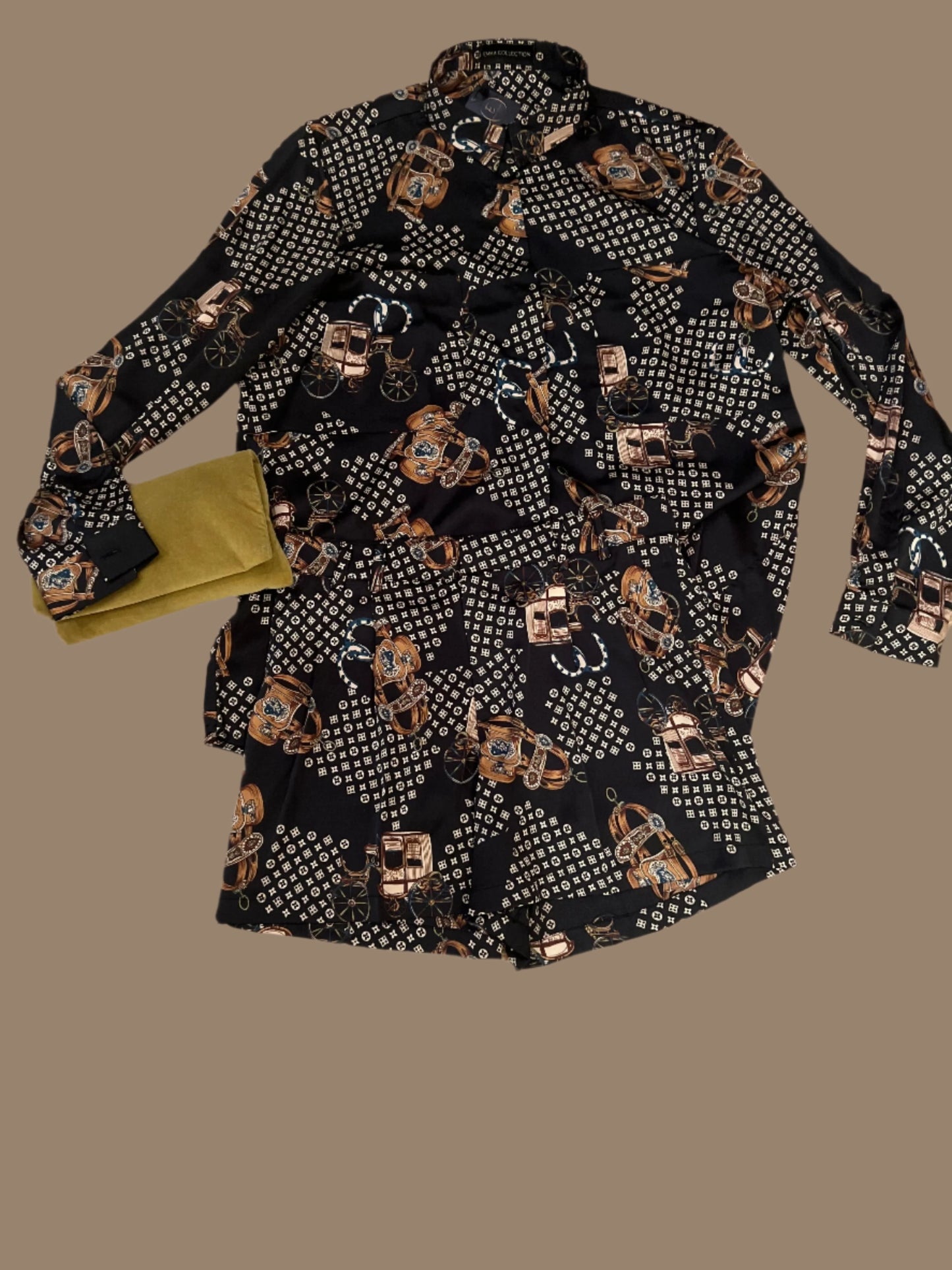Emma printed shirt and short