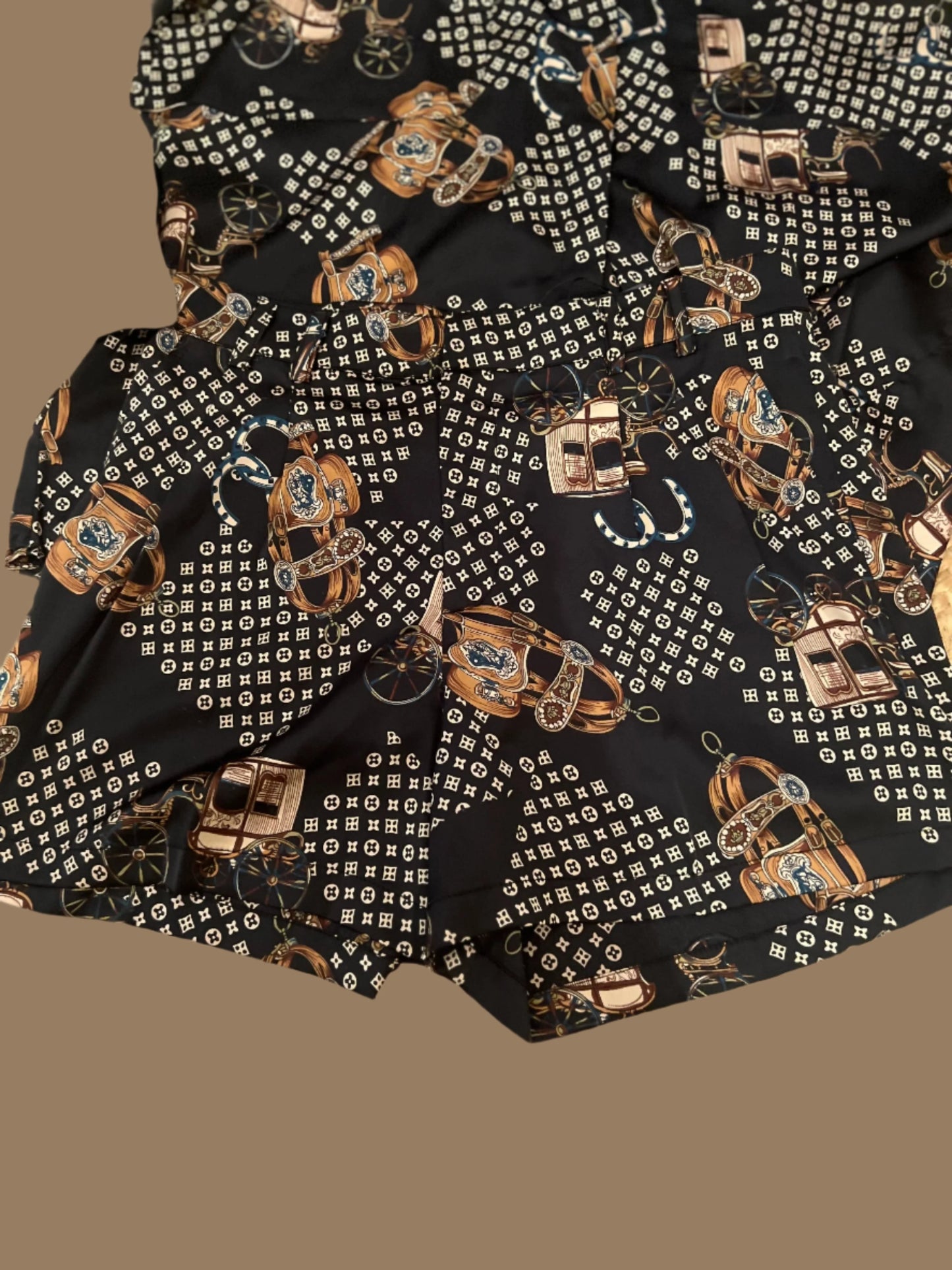 Emma printed shirt and short