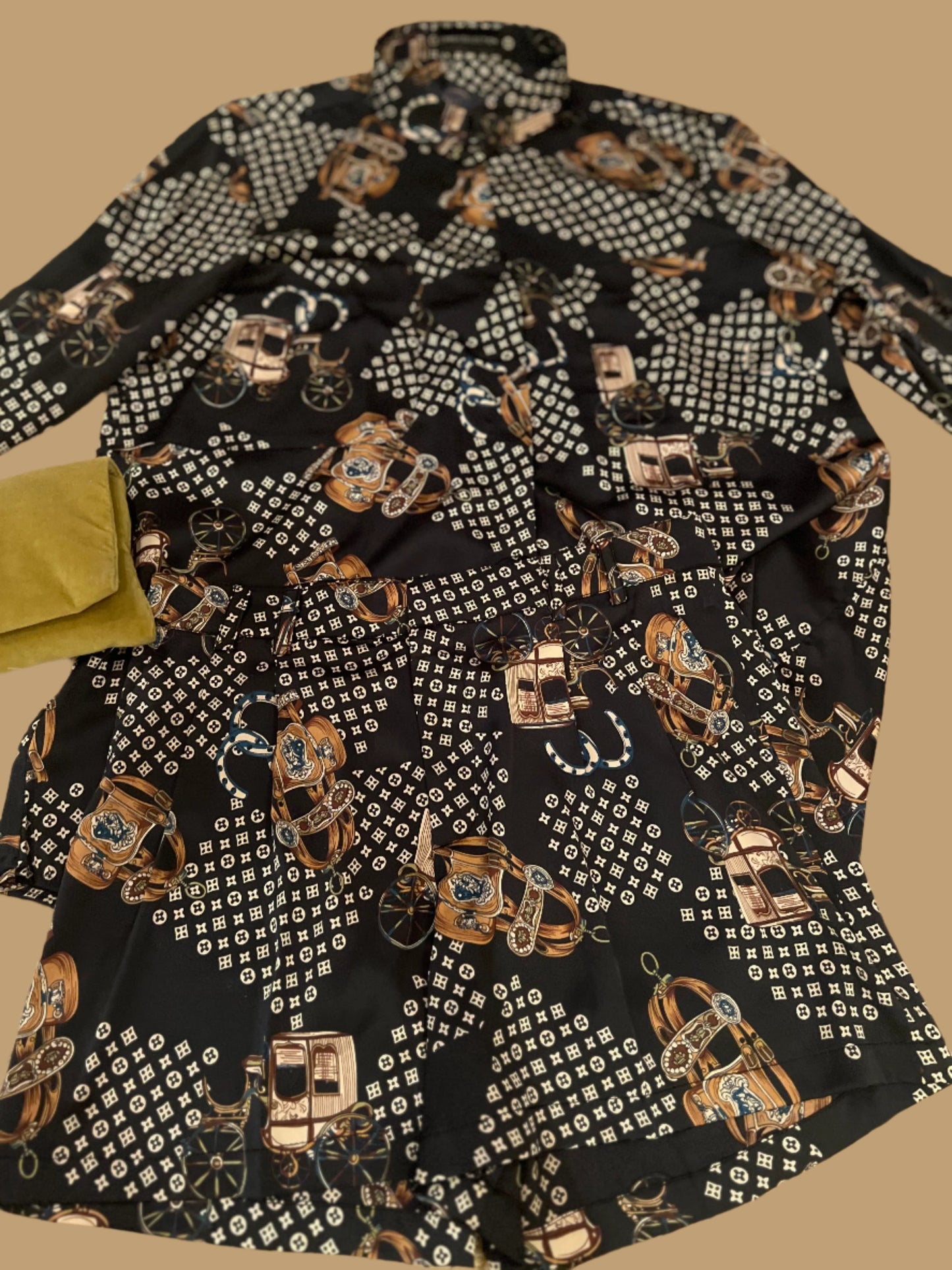 Emma printed shirt and short