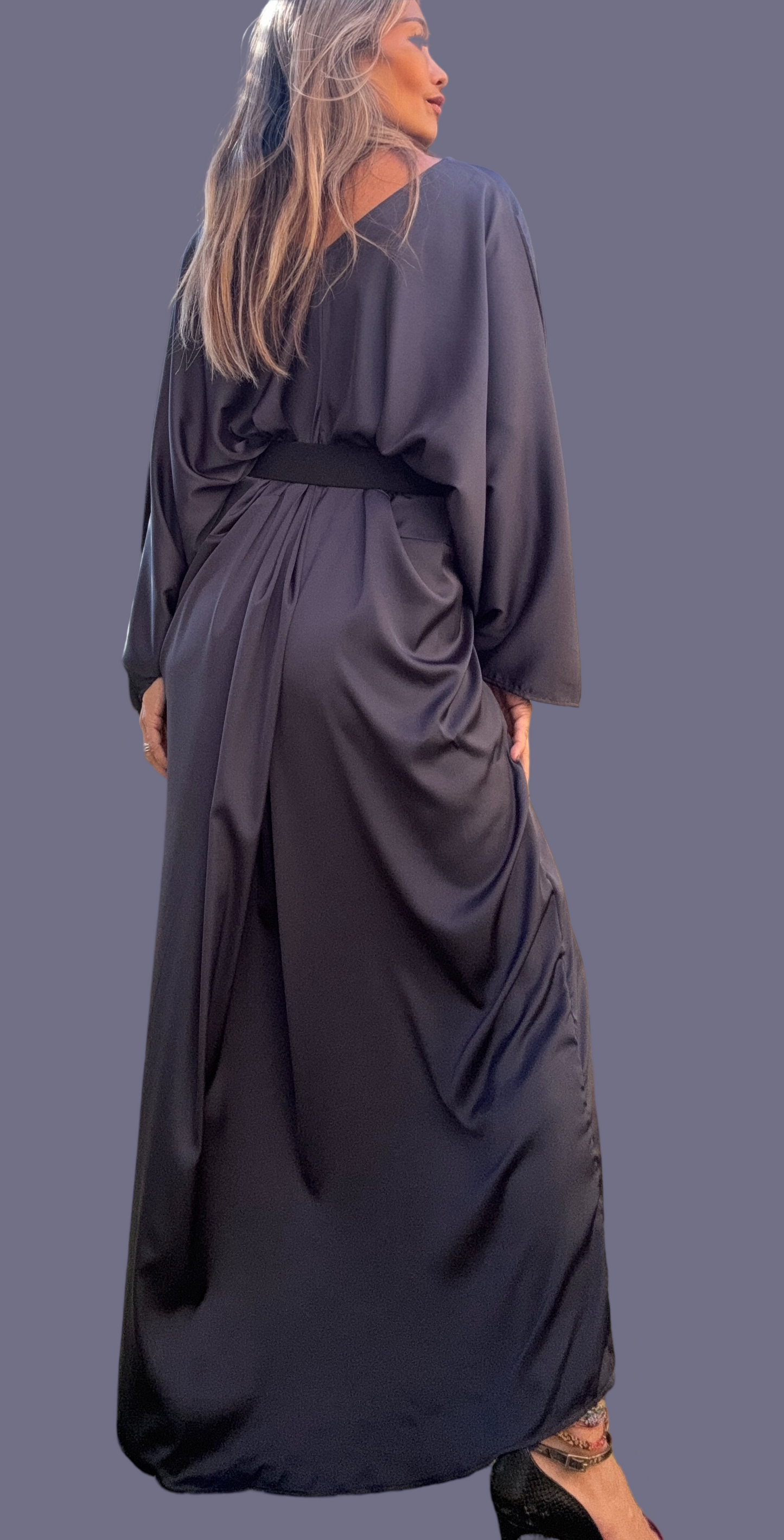 Jamilah Blue Modern Abaya